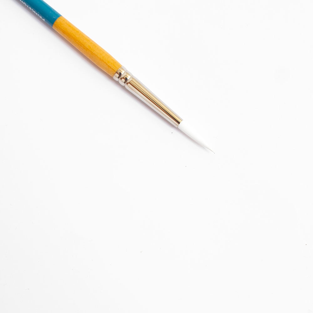 Princeton, White, Brush, Art & School, Snap, White Taklon, Round, 6, 402250